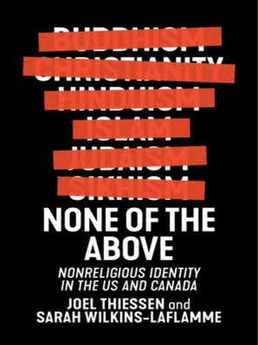 Title details for None of the Above by Joel Thiessen - Available